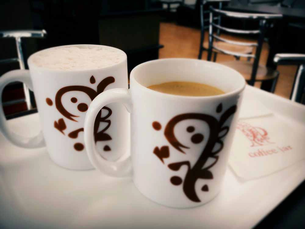 coffee jar at Kumar Pacific Mall